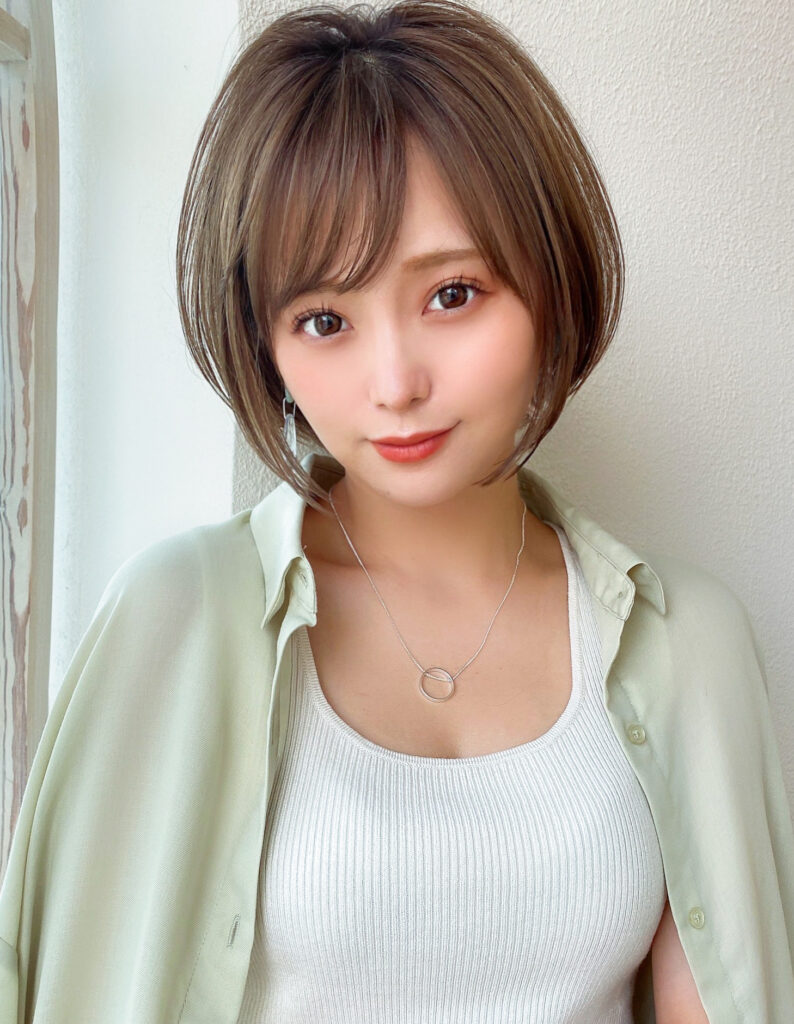 カジュアル抜け感ボブ