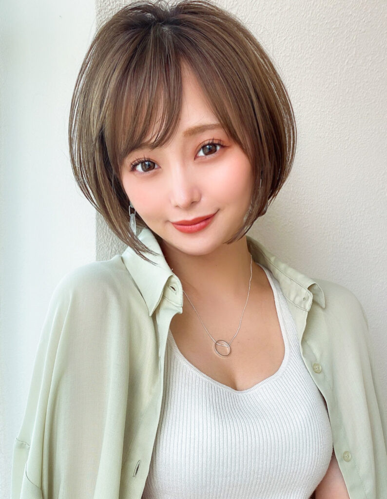 カジュアル抜け感ボブ