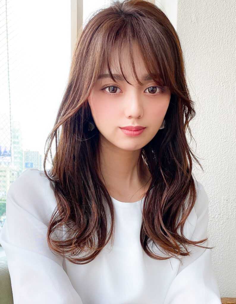 透け感ニュアンスロング