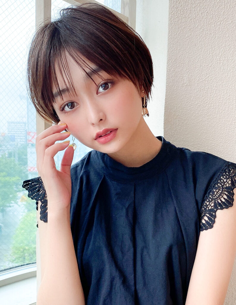 涼感シアーショートボブ
